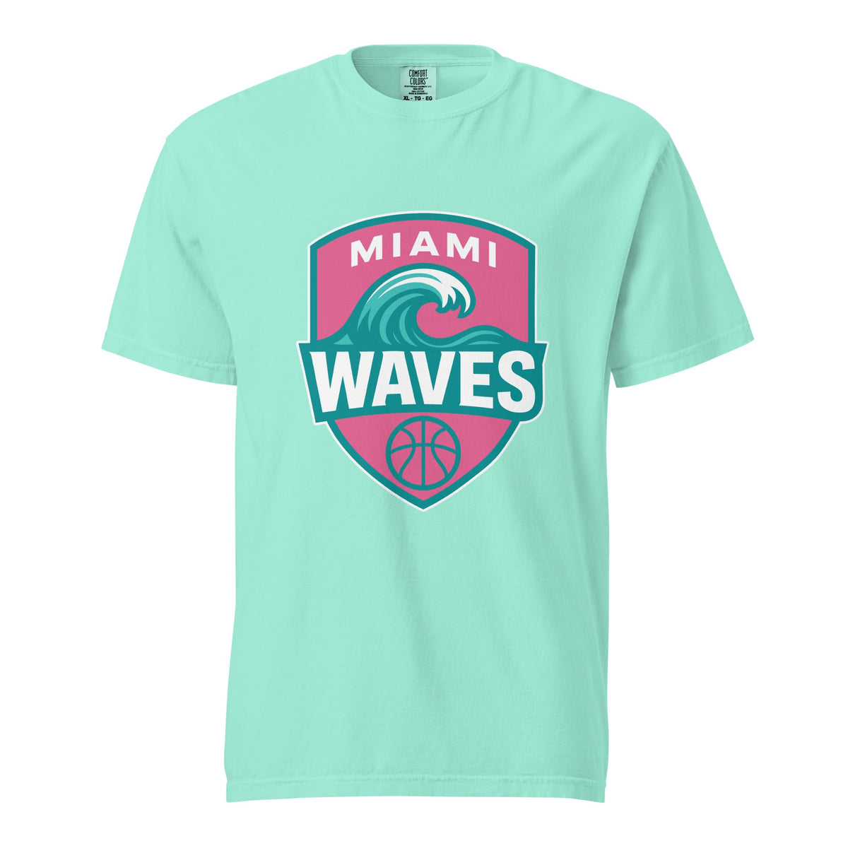 Signature | Comfort Colors T-Shirt | Miami Waves | Shield Logo