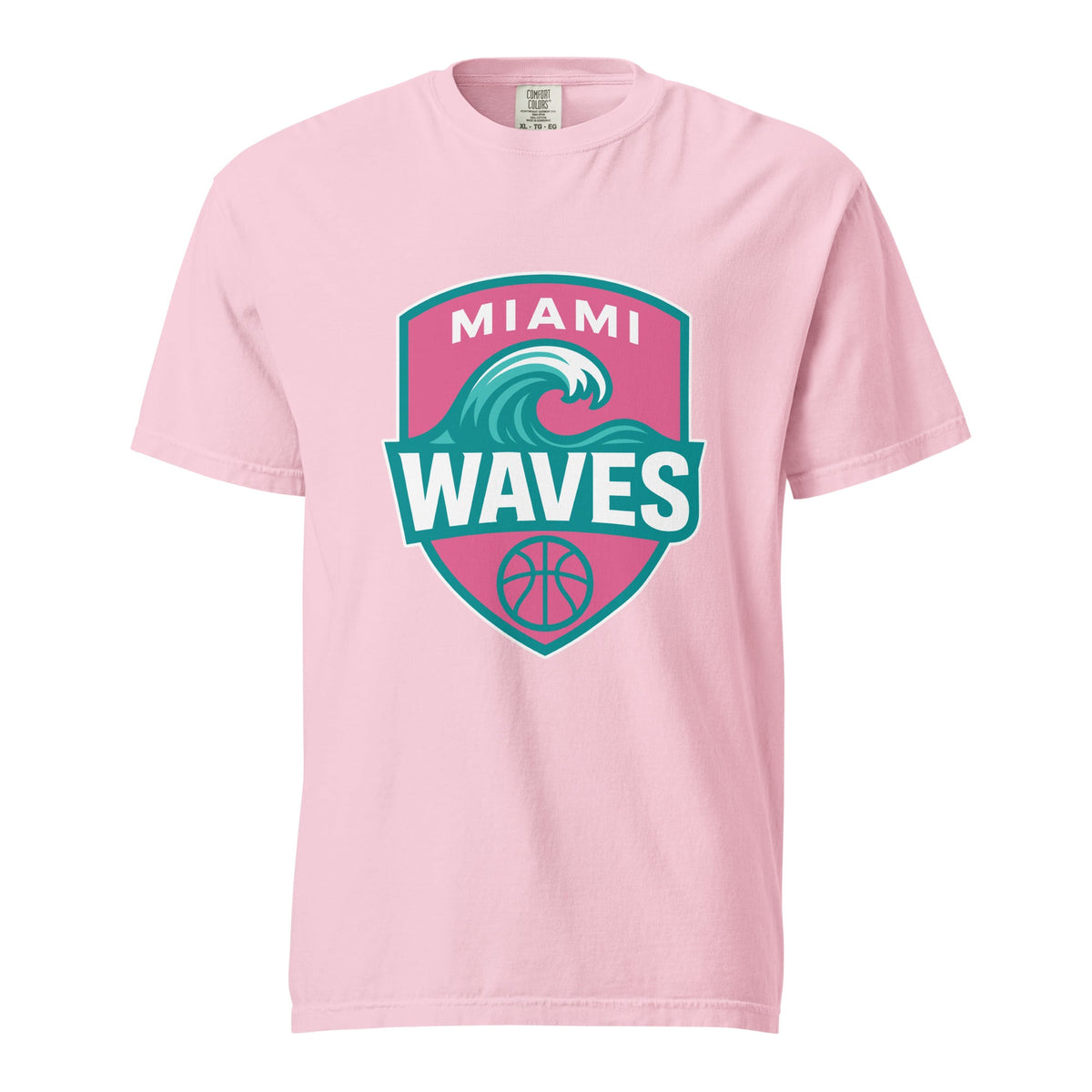 Signature | Comfort Colors T-Shirt | Miami Waves | Shield Logo