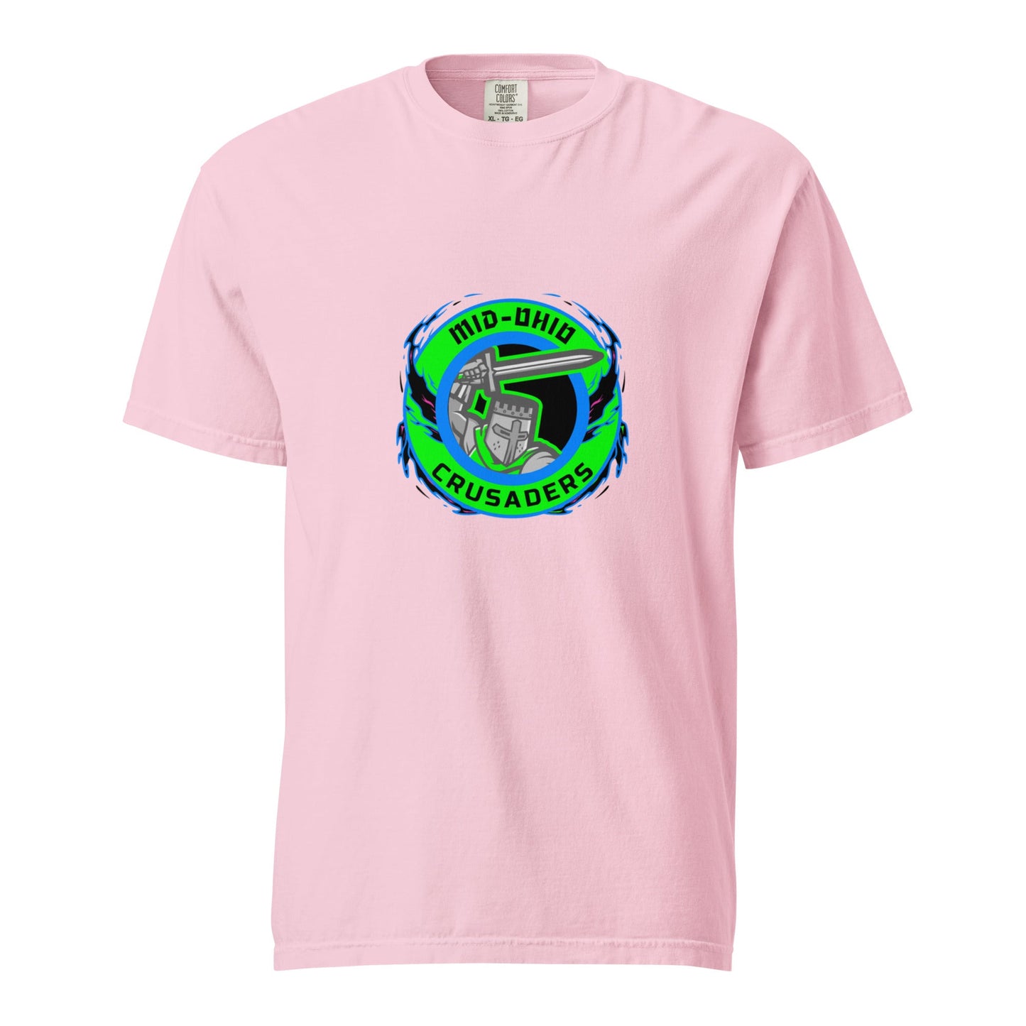 Signature | Comfort Colors T-Shirt | Mid Ohio Crusaders | Badge Logo