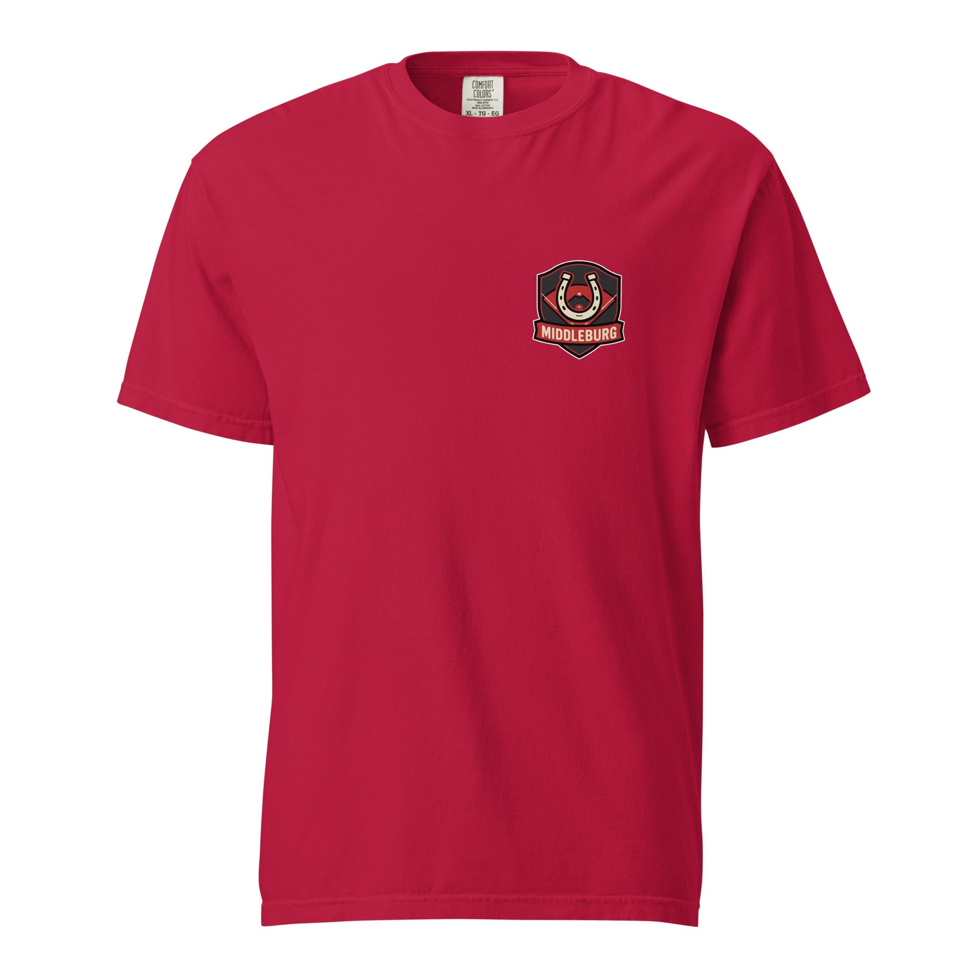 Signature | Comfort Colors T-Shirt | Middleburg Association of Athletics | Horseshoe Logo