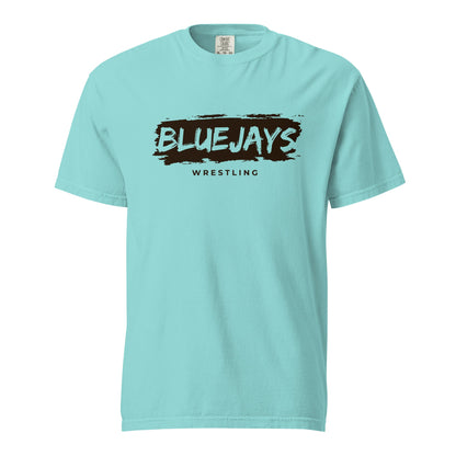 Signature | Comfort Colors T-Shirt | Middlesex Bluejays Wrestling | Script Logo