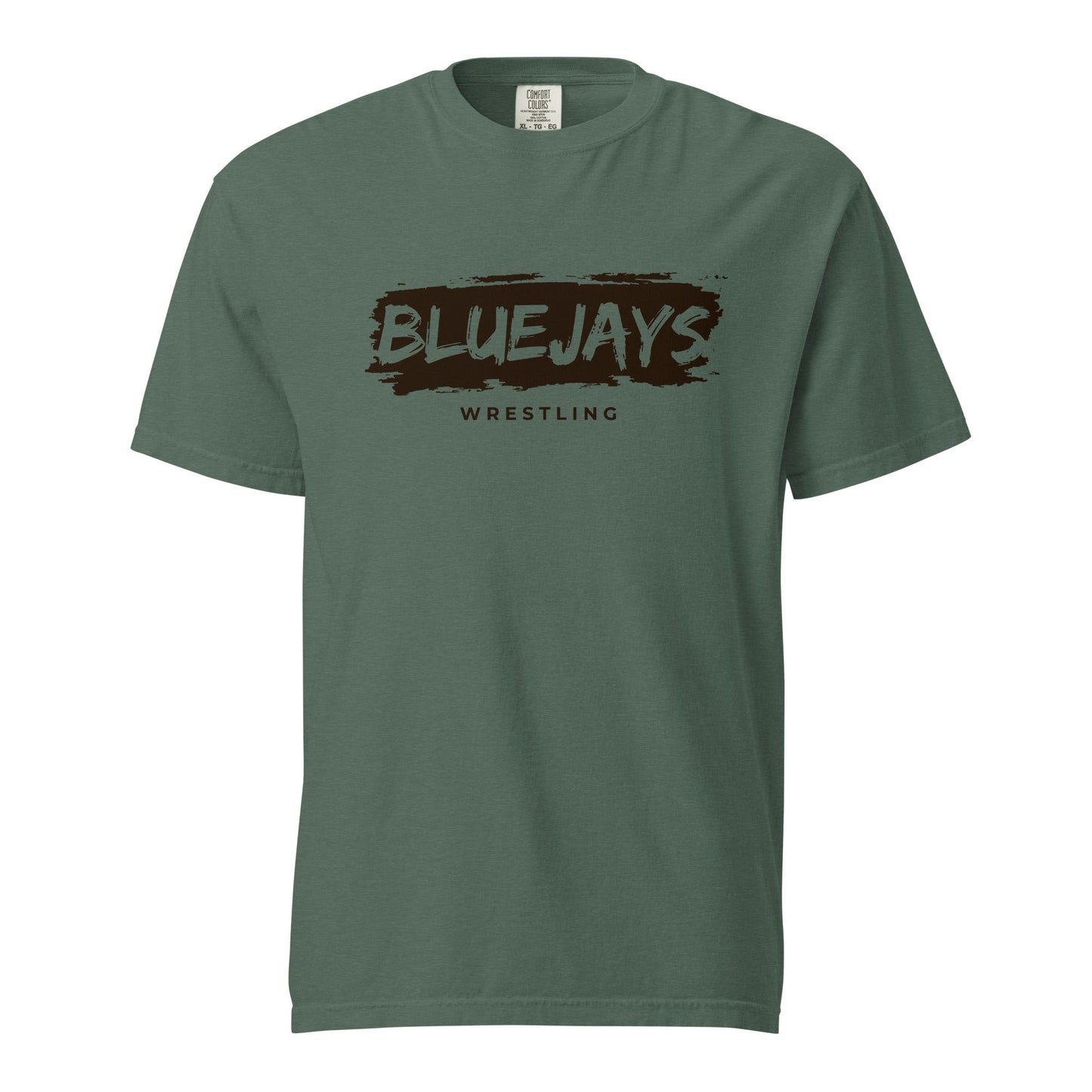 Signature | Comfort Colors T-Shirt | Middlesex Bluejays Wrestling | Script Logo