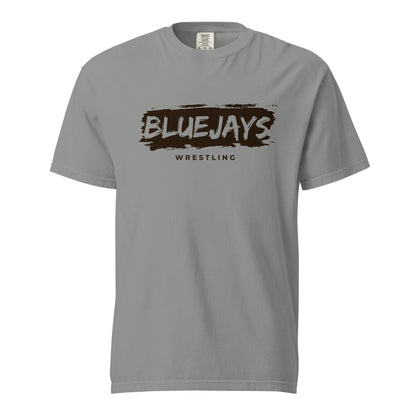 Signature | Comfort Colors T-Shirt | Middlesex Bluejays Wrestling | Script Logo