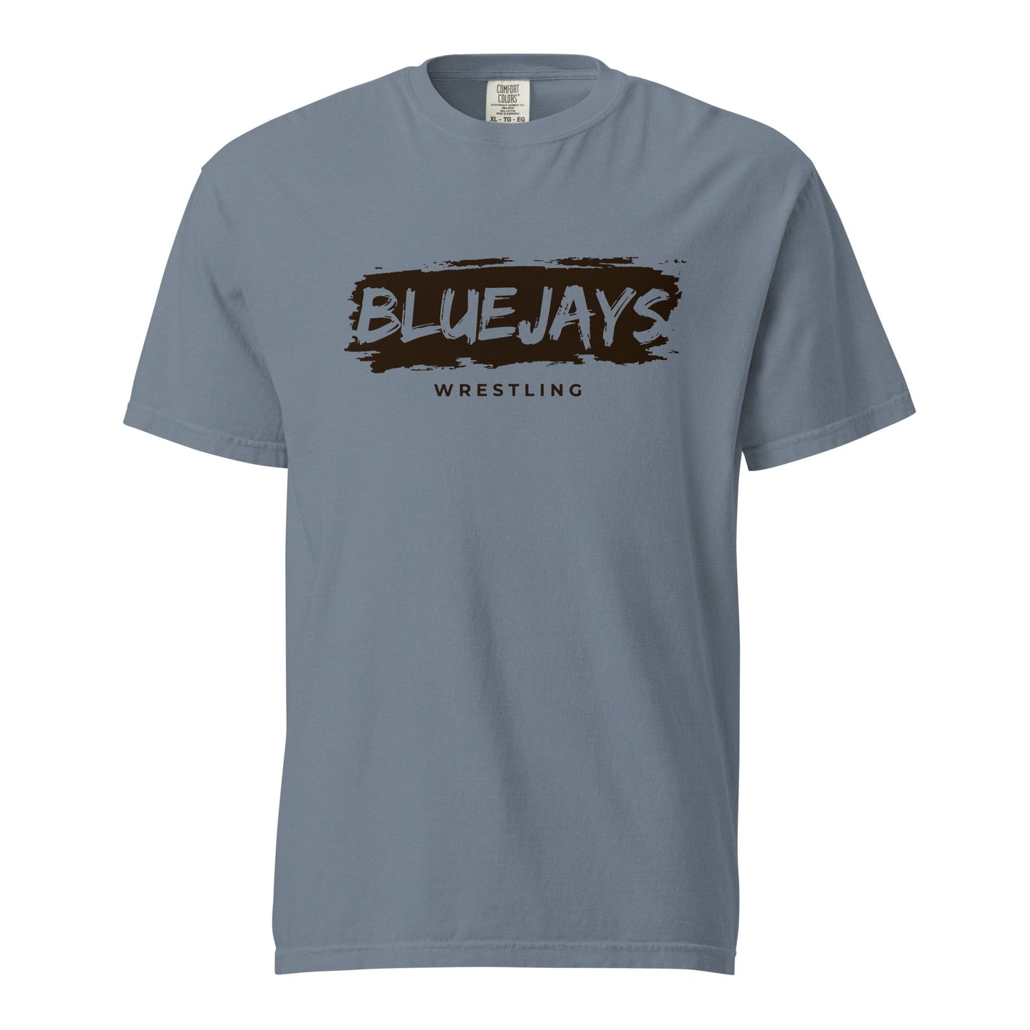 Signature | Comfort Colors T-Shirt | Middlesex Bluejays Wrestling | Script Logo