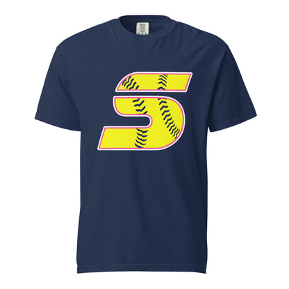 Signature | Comfort Colors T-Shirt | Midwest Swing Softball | Classic Logo