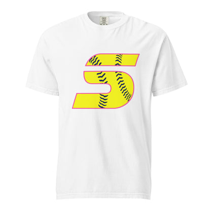 Signature | Comfort Colors T-Shirt | Midwest Swing Softball | Classic Logo