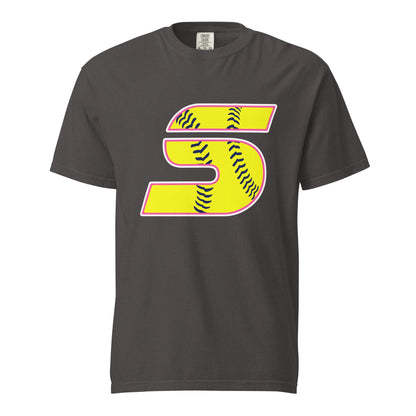 Signature | Comfort Colors T-Shirt | Midwest Swing Softball | Classic Logo