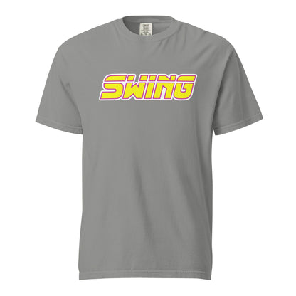 Signature | Comfort Colors T-Shirt | Midwest Swing Softball | Mark Logo