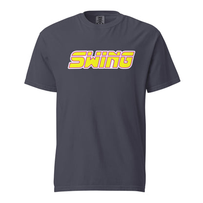 Signature | Comfort Colors T-Shirt | Midwest Swing Softball | Mark Logo