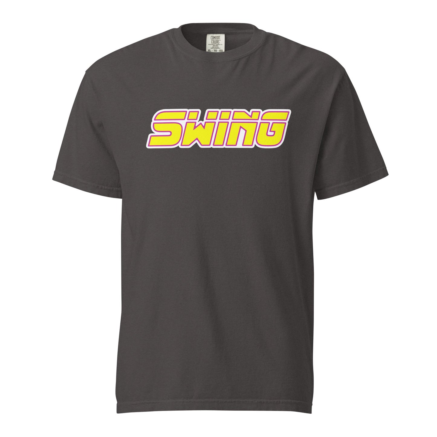 Signature | Comfort Colors T-Shirt | Midwest Swing Softball | Mark Logo