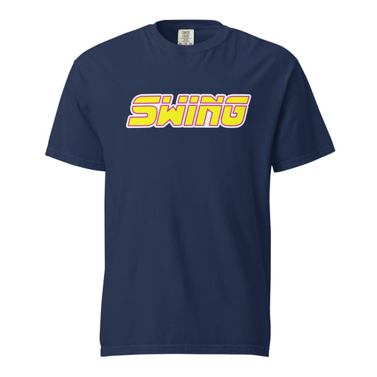 Signature | Comfort Colors T-Shirt | Midwest Swing Softball | Mark Logo