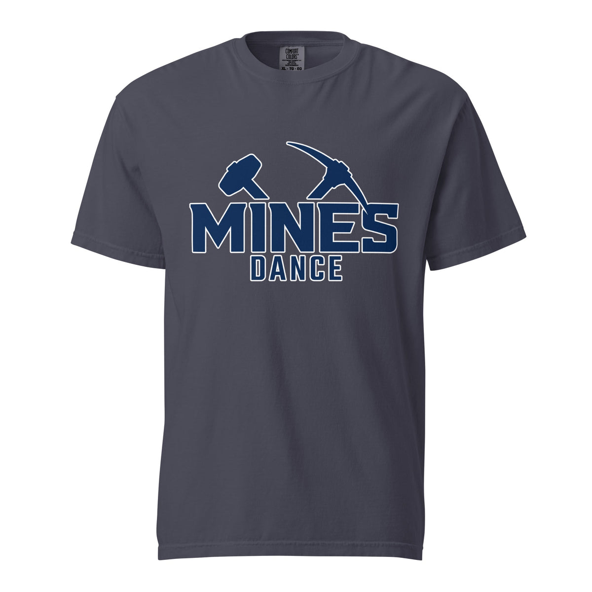 Signature | Comfort Colors T-Shirt | Mines Dance Team | Vanguard Logo
