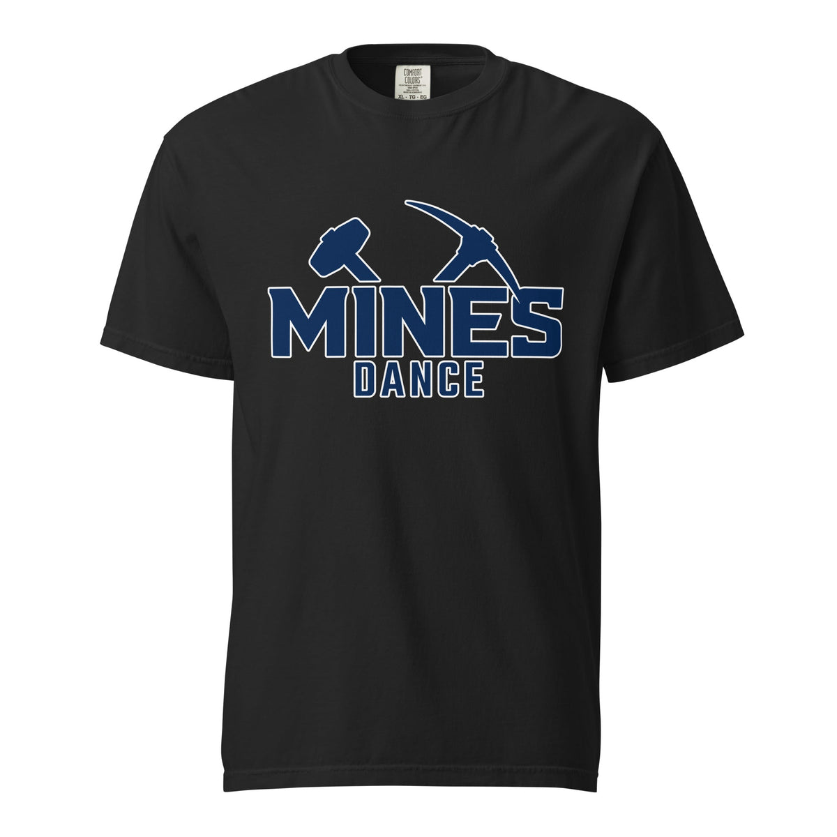 Signature | Comfort Colors T-Shirt | Mines Dance Team | Vanguard Logo