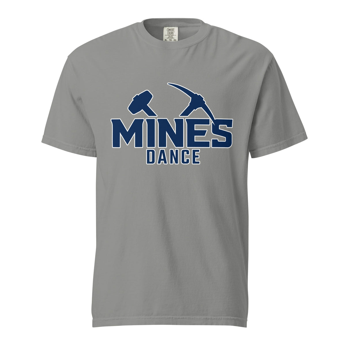 Signature | Comfort Colors T-Shirt | Mines Dance Team | Vanguard Logo