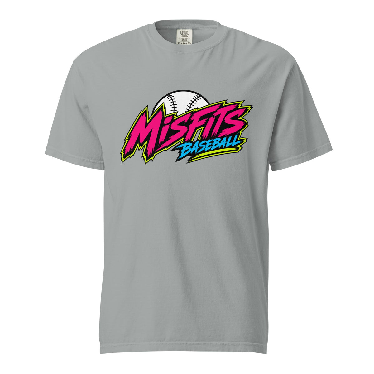 Signature | Comfort Colors T-Shirt | Misfits Baseball | Athletics Logo