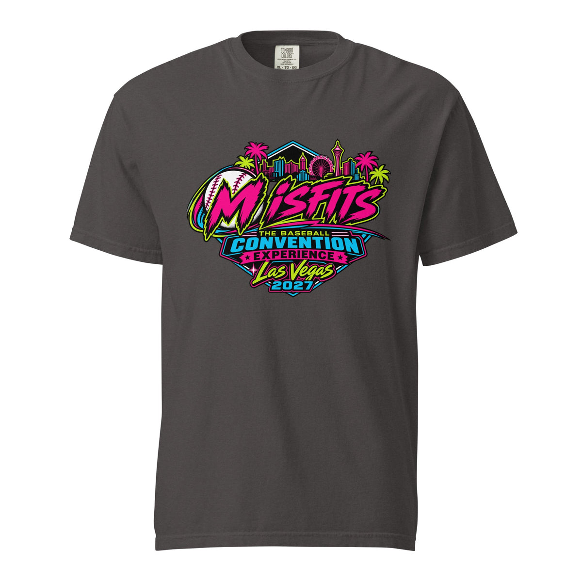 Signature | Comfort Colors T-Shirt | Misfits Baseball | Crest Logo