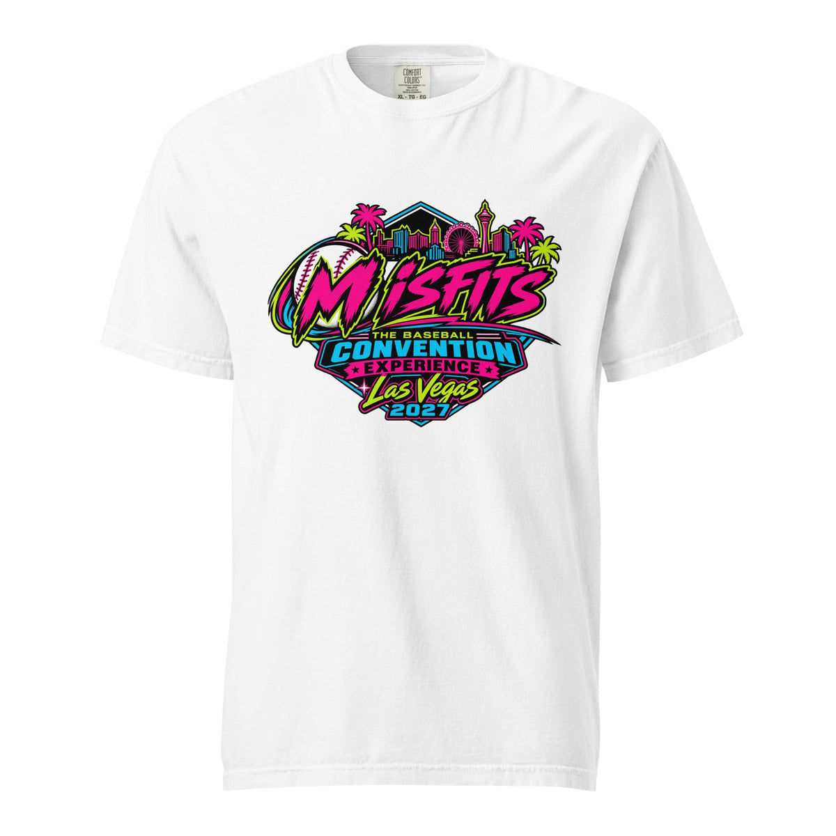 Signature | Comfort Colors T-Shirt | Misfits Baseball | Crest Logo