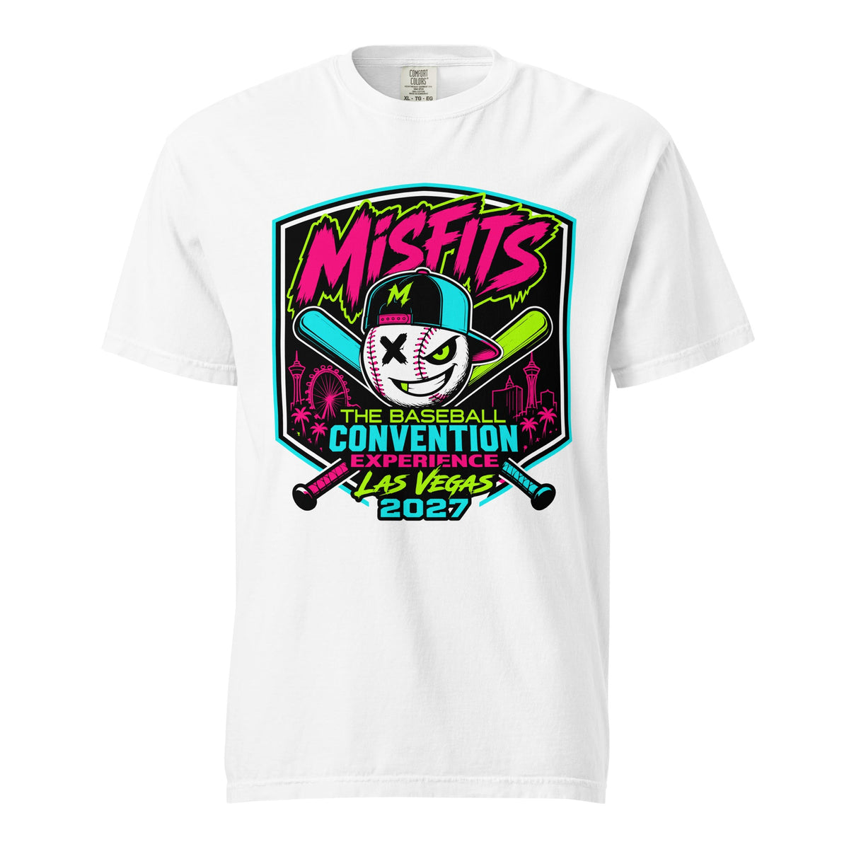 Signature | Comfort Colors T-Shirt | Misfits Baseball | Shield Logo