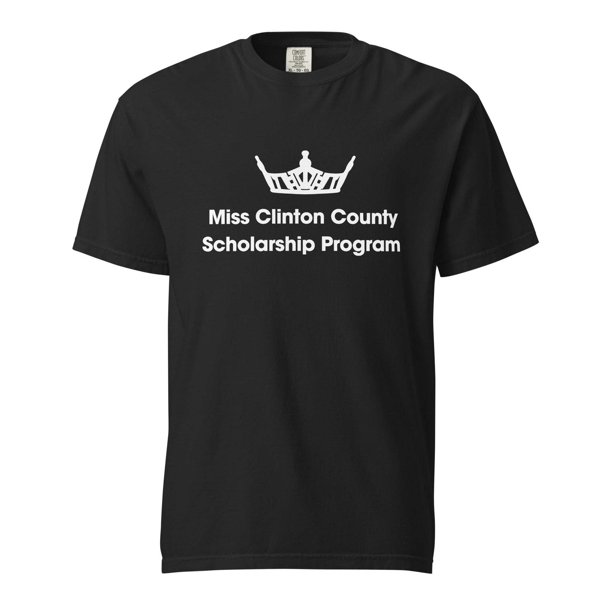 Signature | Comfort Colors T-Shirt | Miss Clinton County Scholarship Program | Alt Logo