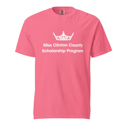 Signature | Comfort Colors T-Shirt | Miss Clinton County Scholarship Program | Alt Logo