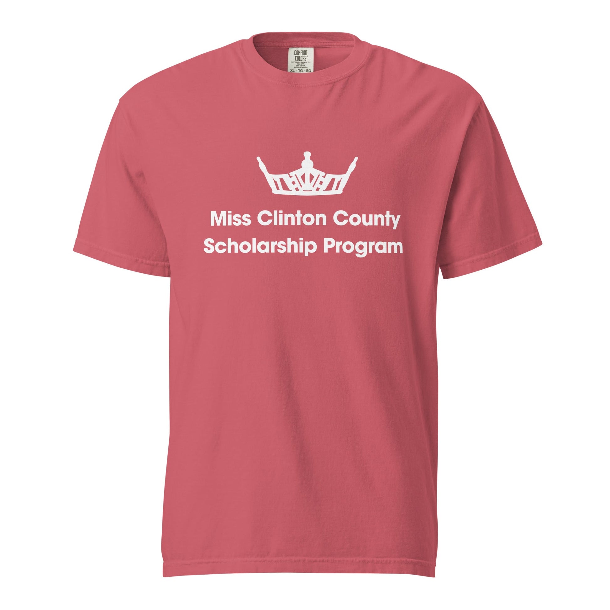 Signature | Comfort Colors T-Shirt | Miss Clinton County Scholarship Program | Alt Logo