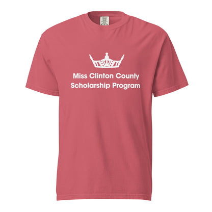 Signature | Comfort Colors T-Shirt | Miss Clinton County Scholarship Program | Alt Logo