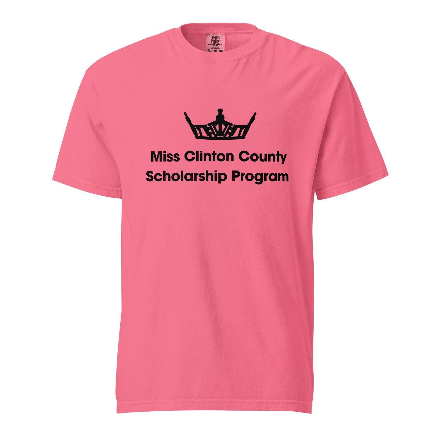 Signature | Comfort Colors T-Shirt | Miss Clinton County Scholarship Program
