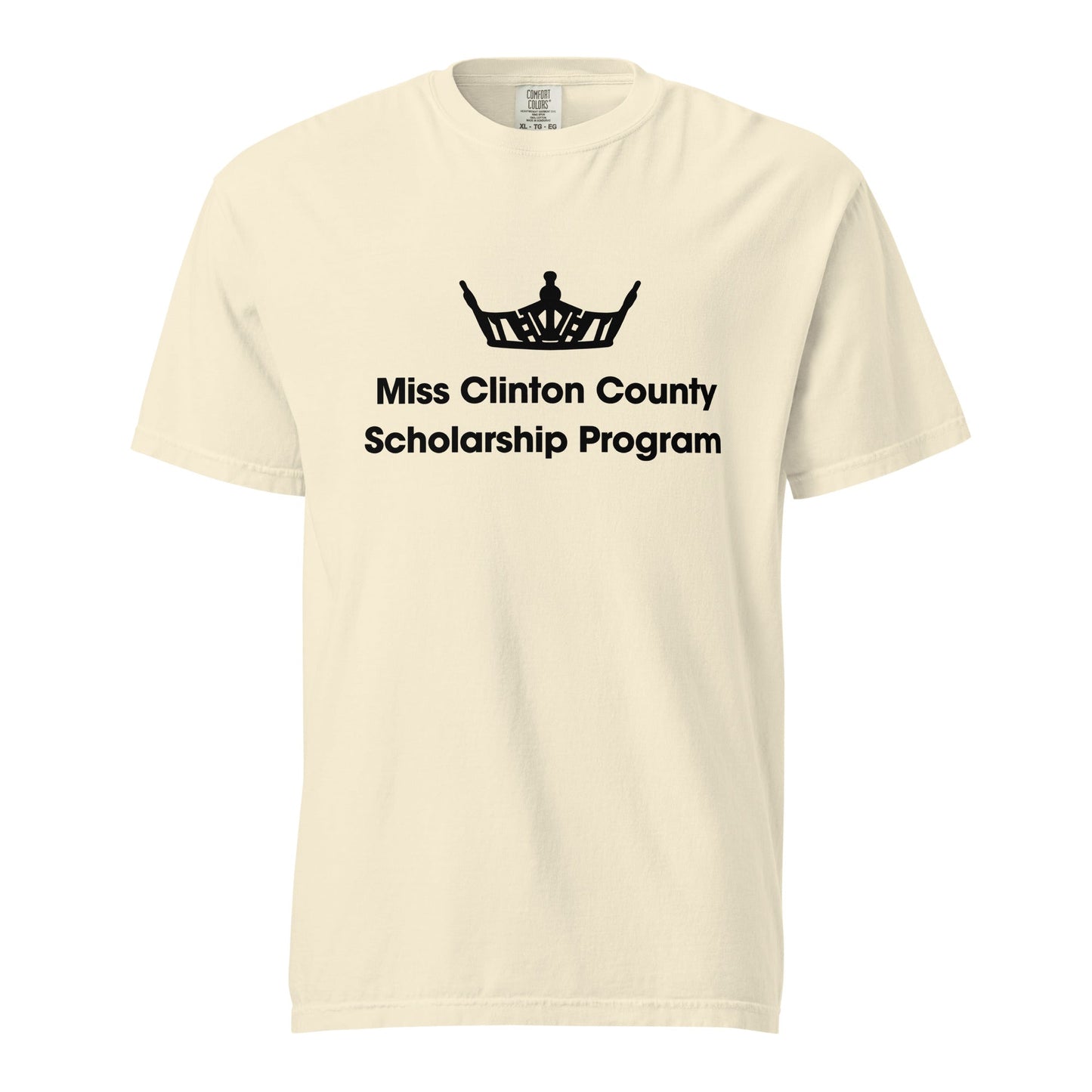 Signature | Comfort Colors T-Shirt | Miss Clinton County Scholarship Program