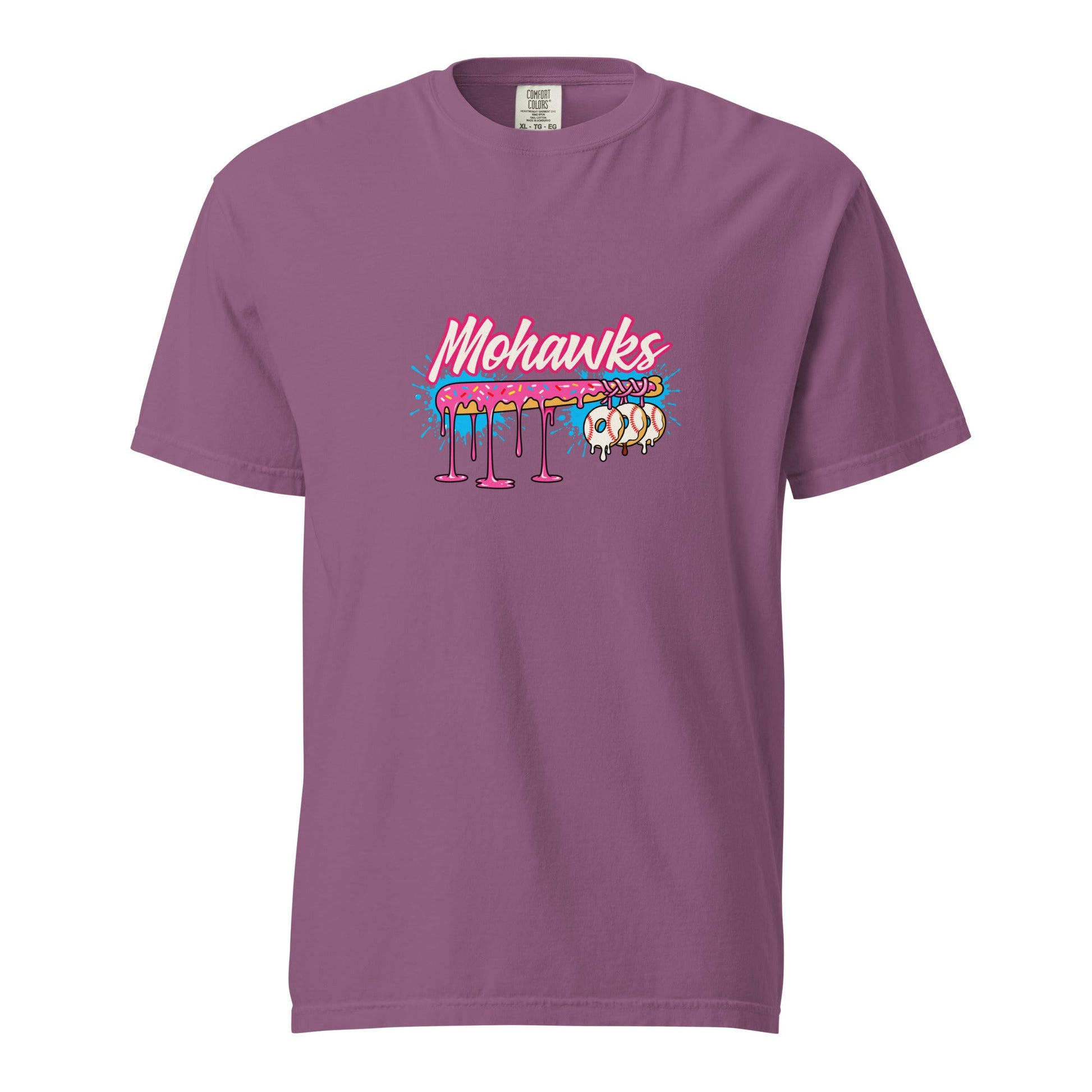 Signature | Comfort Colors T-Shirt | Mohawks | Pink Batters Logo