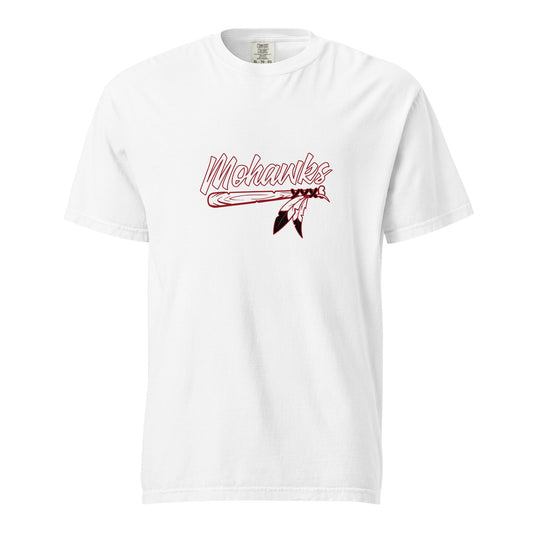 Signature | Comfort Colors T-Shirt | Mohawks | Victory Feather Logo