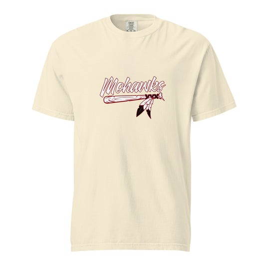 Signature | Comfort Colors T-Shirt | Mohawks | Victory Feather Logo