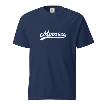 Signature | Comfort Colors T-Shirt | Moosers | Athletic Script Logo