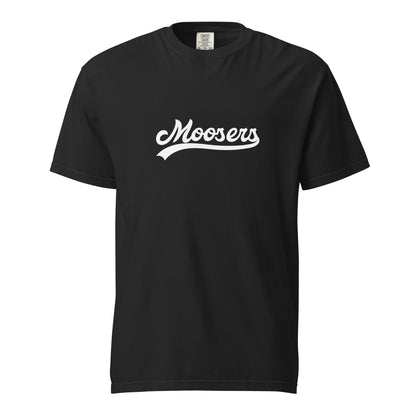 Signature | Comfort Colors T-Shirt | Moosers | Athletic Script Logo