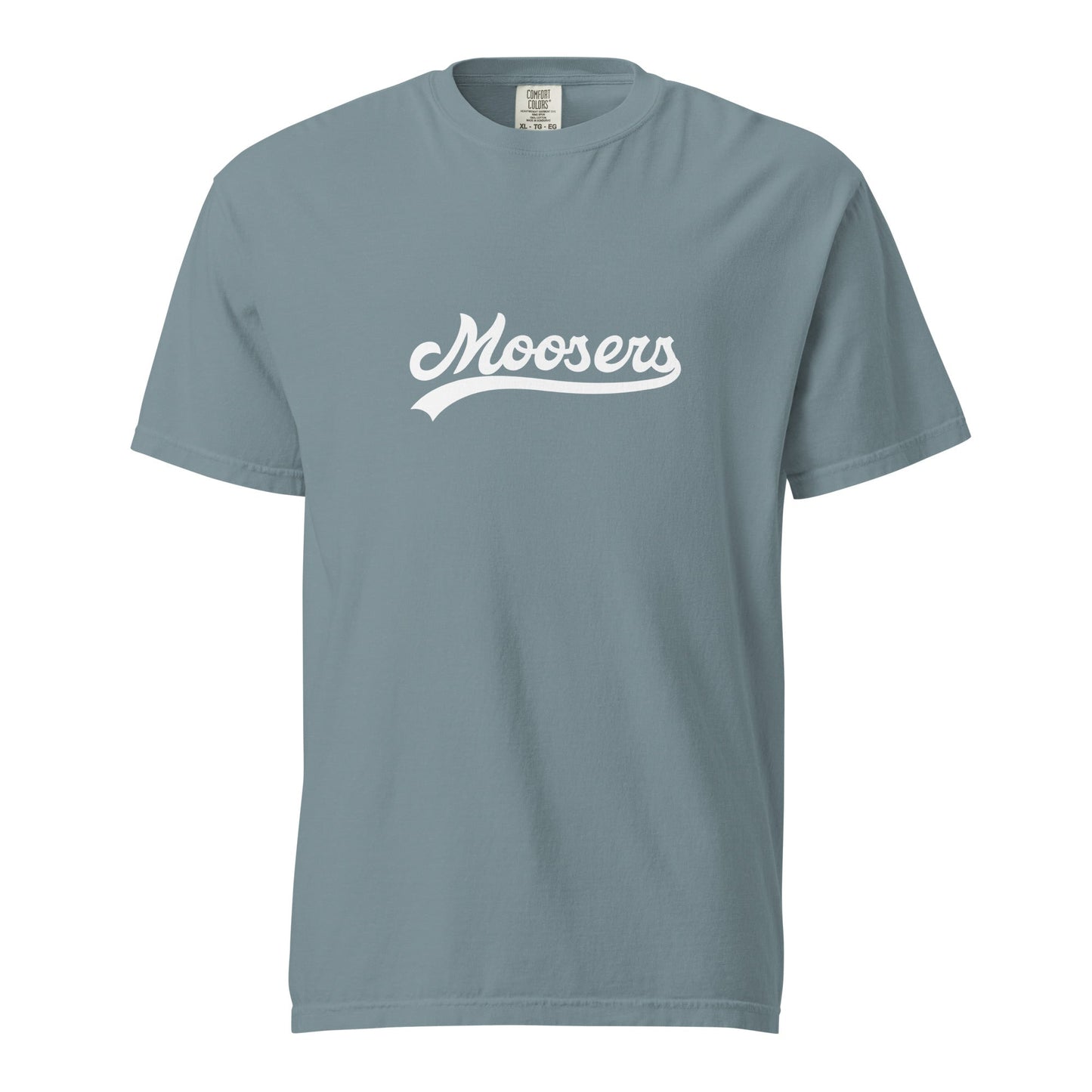 Signature | Comfort Colors T-Shirt | Moosers | Athletic Script Logo