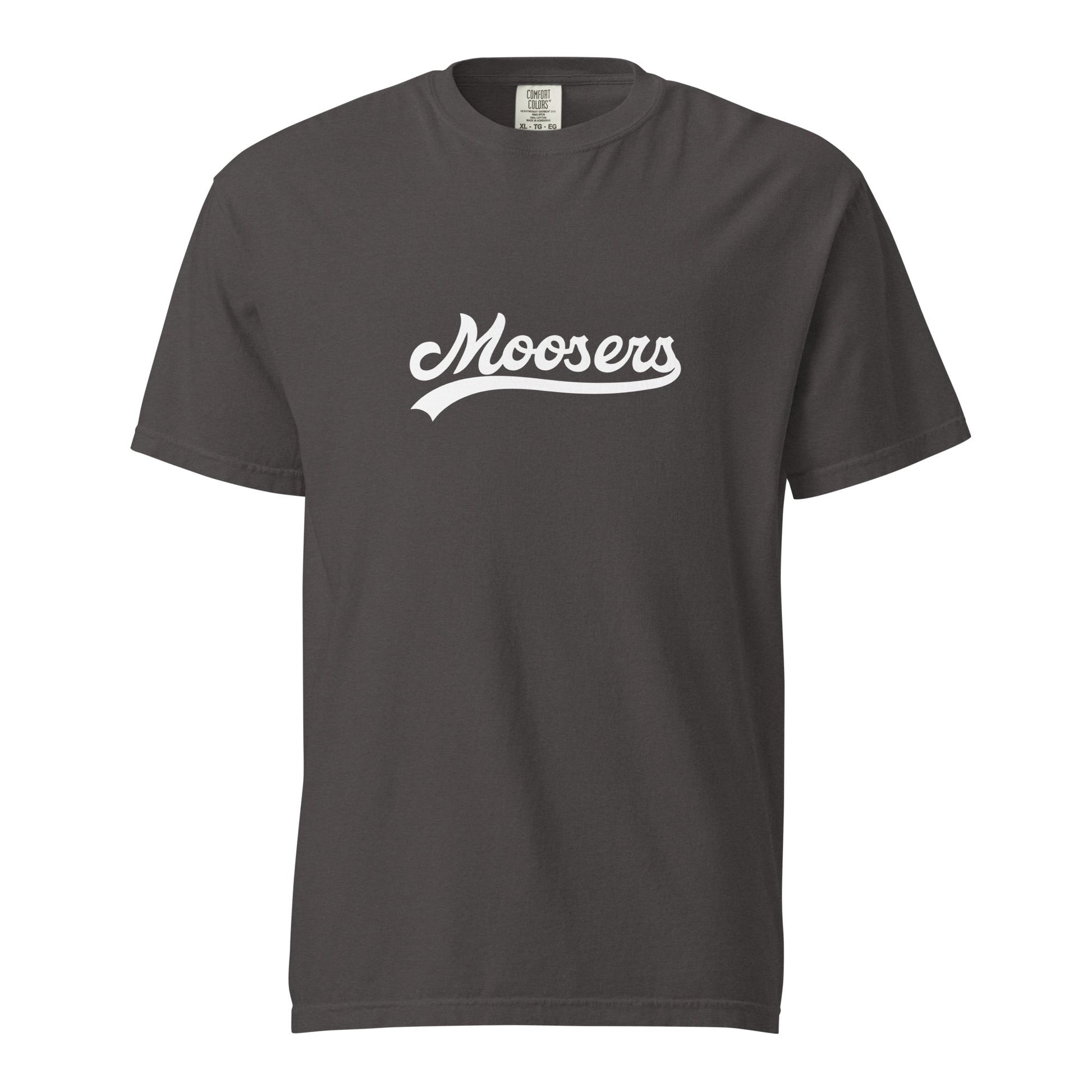 Signature | Comfort Colors T-Shirt | Moosers | Athletic Script Logo