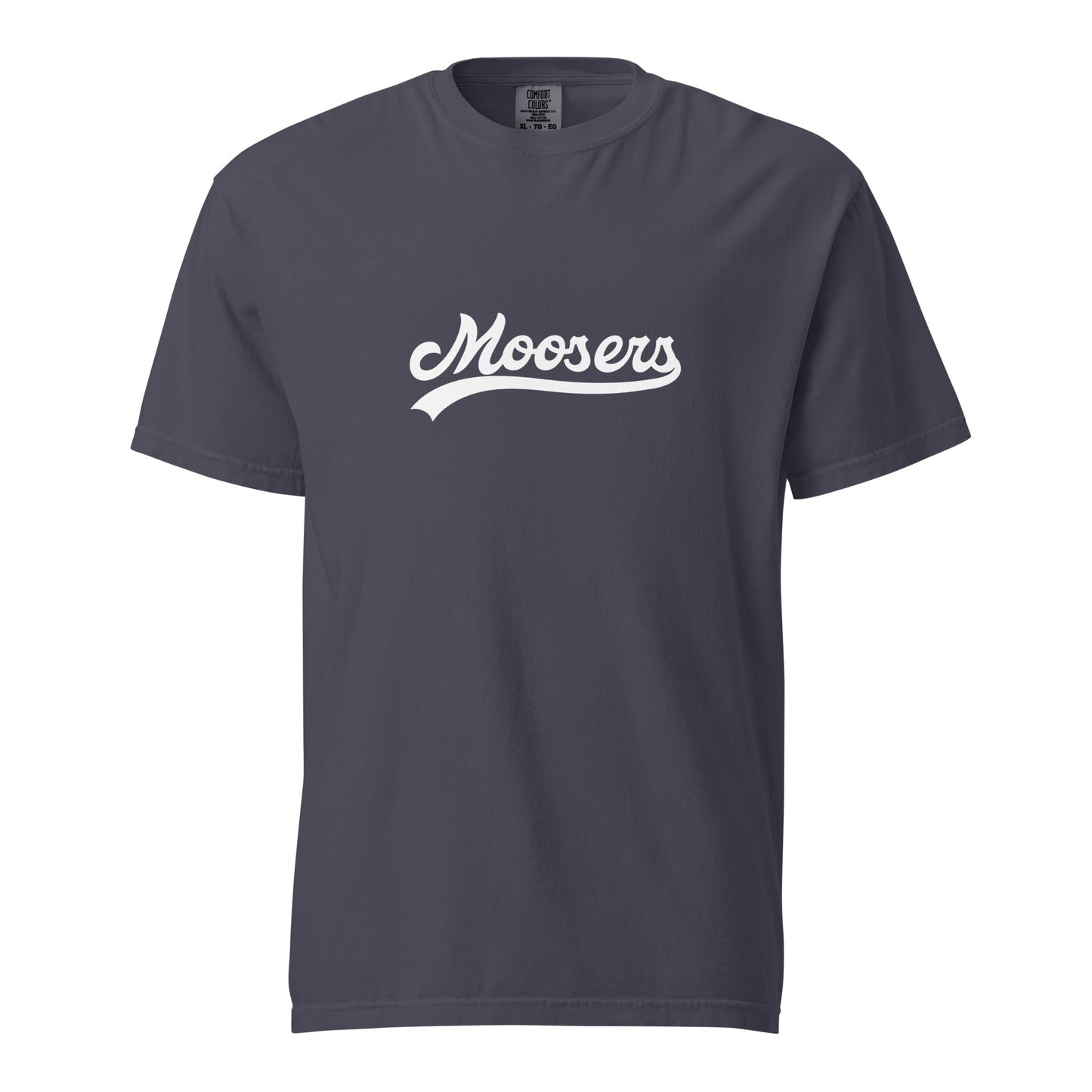 Signature | Comfort Colors T-Shirt | Moosers | Athletic Script Logo