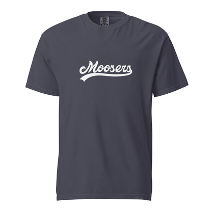 Signature | Comfort Colors T-Shirt | Moosers | Athletic Script Logo