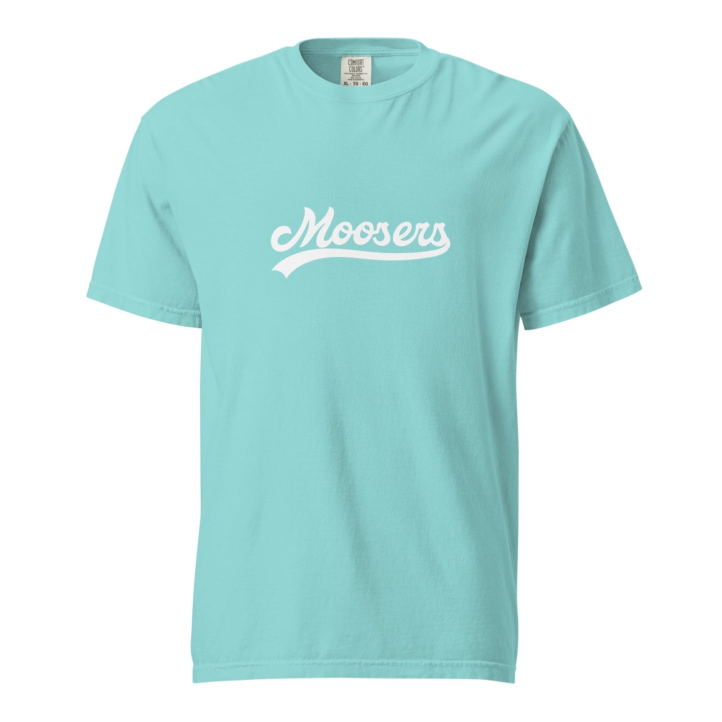 Signature | Comfort Colors T-Shirt | Moosers | Athletic Script Logo