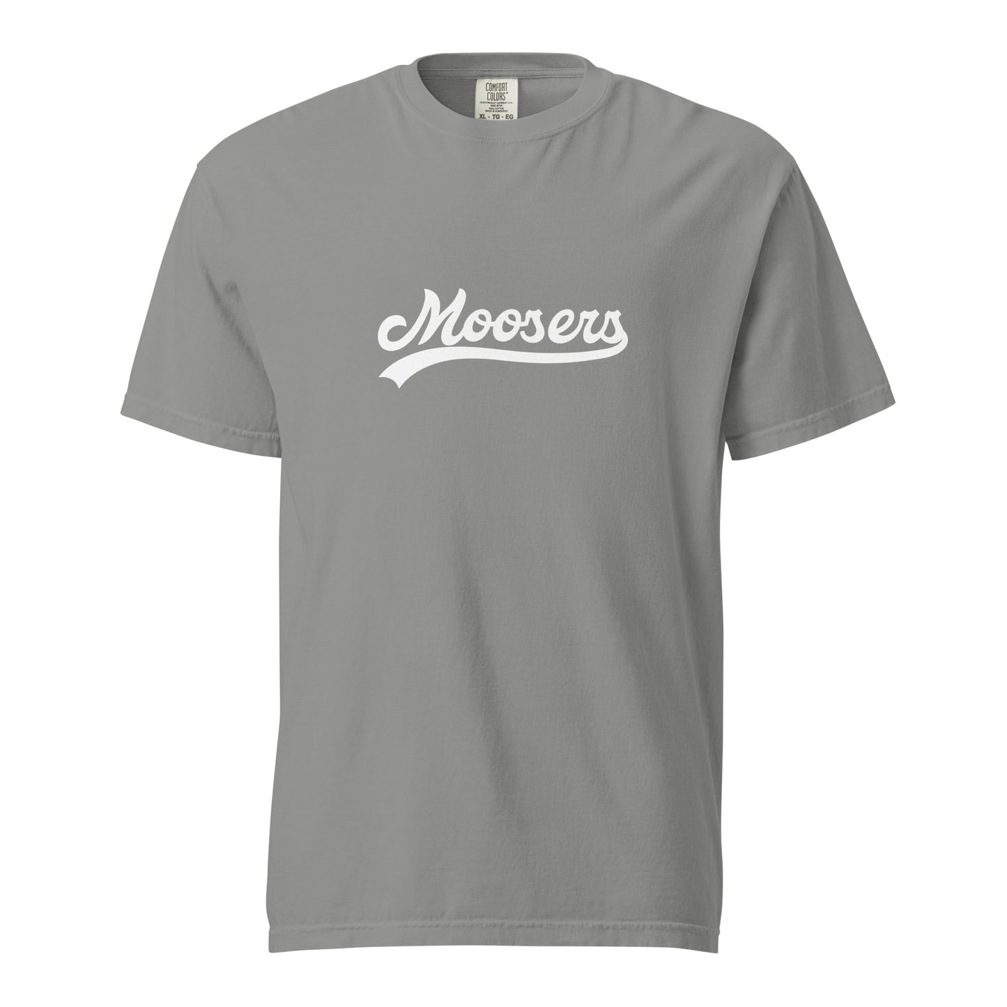 Signature | Comfort Colors T-Shirt | Moosers | Athletic Script Logo