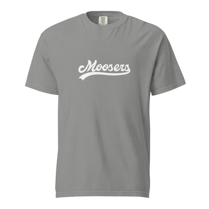 Signature | Comfort Colors T-Shirt | Moosers | Athletic Script Logo