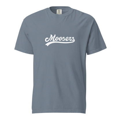 Signature | Comfort Colors T-Shirt | Moosers | Athletic Script Logo