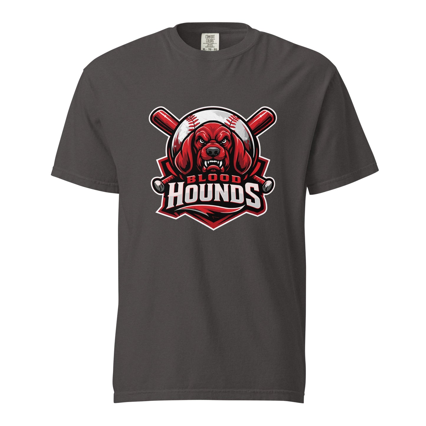 Signature | Comfort Colors T-Shirt | Mountain House Bloodhounds | Blood Hounds Logo