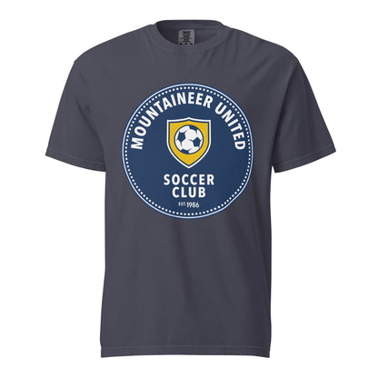 Signature | Comfort Colors T-Shirt | Mountaineer United Soccer Club | Badge Logo
