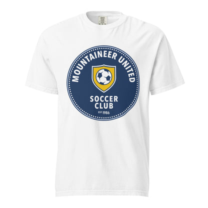 Signature | Comfort Colors T-Shirt | Mountaineer United Soccer Club | Badge Logo