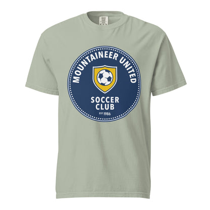 Signature | Comfort Colors T-Shirt | Mountaineer United Soccer Club | Badge Logo