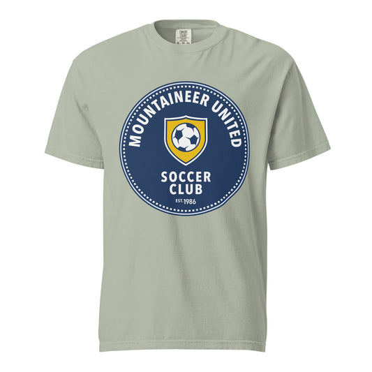 Signature | Comfort Colors T-Shirt | Mountaineer United Soccer Club | Badge Logo