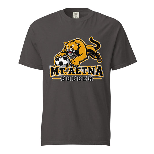 Signature | Comfort Colors T-Shirt | Mt. Aetna Adventist School | Soccer Apex Logo