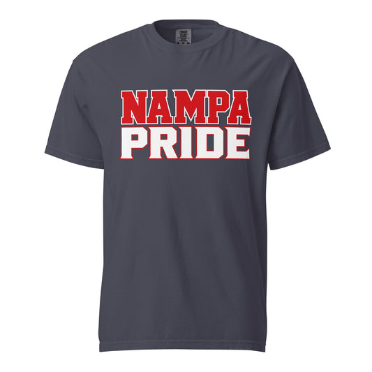 Signature | Comfort Colors T-Shirt | Nampa Pride | Letter Mark Logo