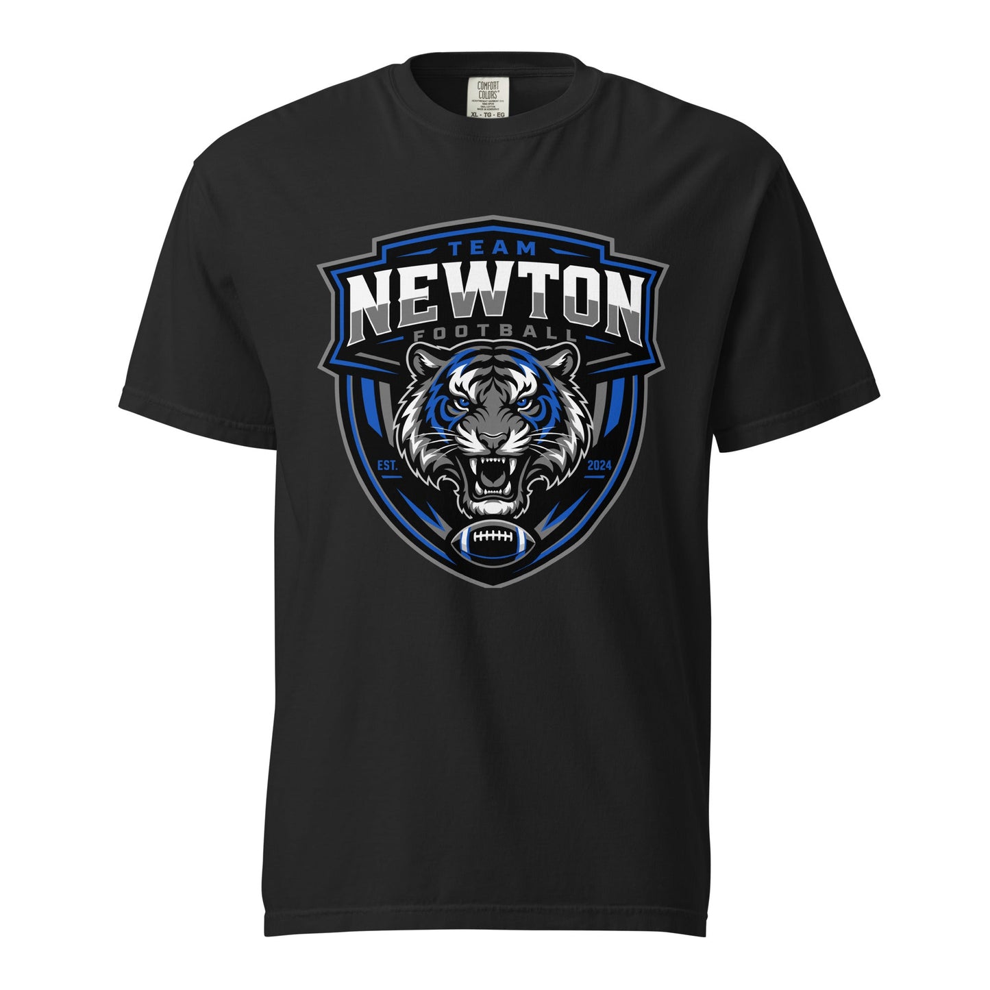 Signature | Comfort Colors T-Shirt | Newton Youth football league | Shield Logo