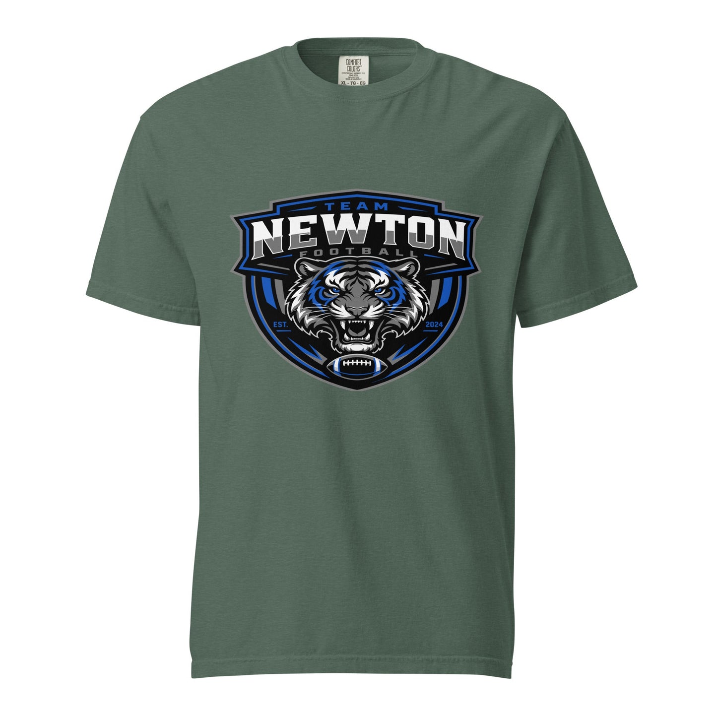 Signature | Comfort Colors T-Shirt | Newton Youth football league | Shield Logo